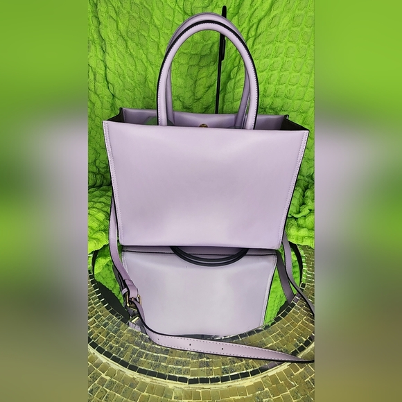 Tory Burch Purple Heather Ella Tote - Picture 8 of 16